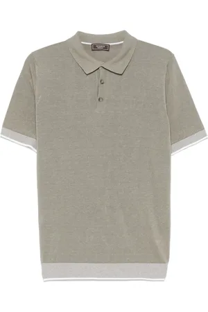 PESERICO SIGN Polo de crepé con botones