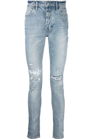 KSUBI Vaqueros skinny con efecto envejecido