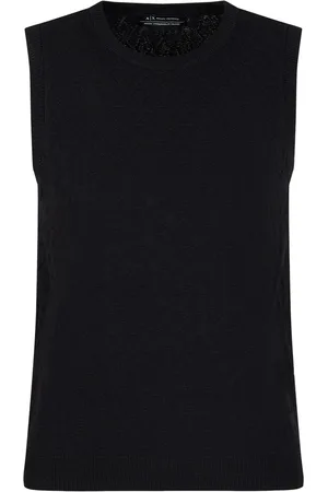 Armani Exchange Chaleco con monograma en jacquard