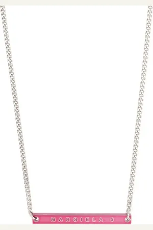 Maison Margiela Collar Bar con logo grabado