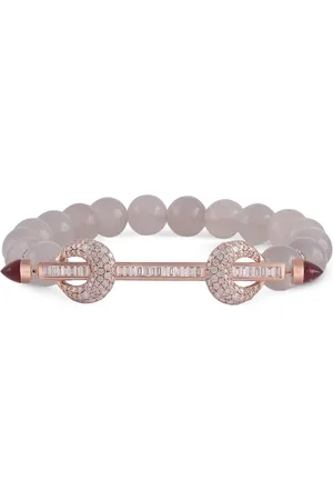 Ananya Pulsera Chakra en oro de 18 ct con diamantes y piedra de luna