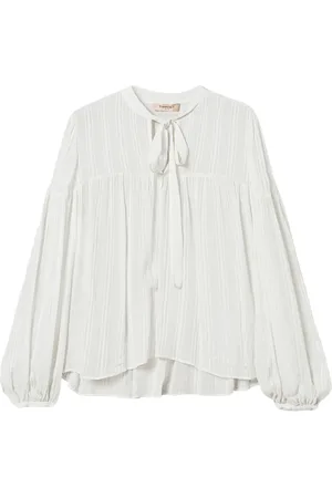Twin-Set Blusa a rayas en jacquard