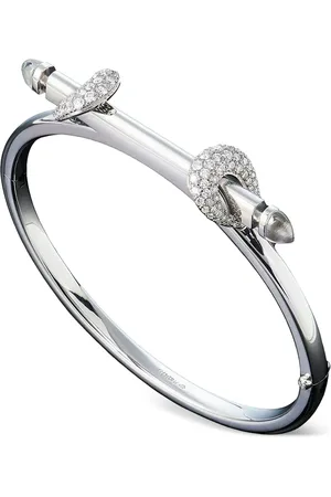 Ananya Pulsera Chakra Icon en oro blanco de 18 ct con diamantes