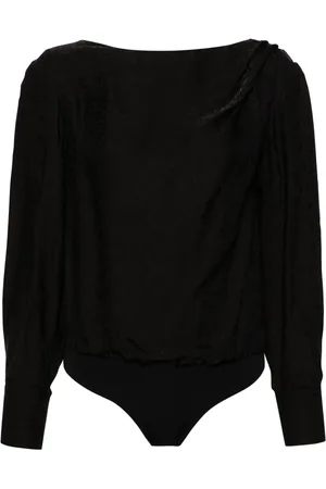 Elisabetta Franchi Body en jacquard con detalle de collar