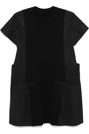 SACAI Vestido corto a paneles