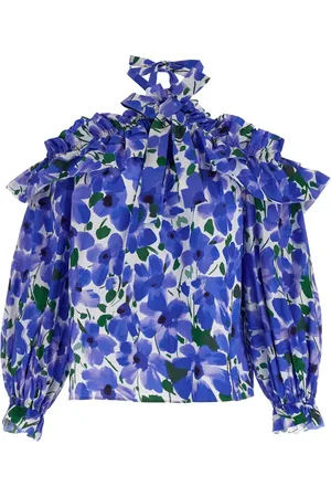 Carolina Herrera Blusa con hombros descubiertos