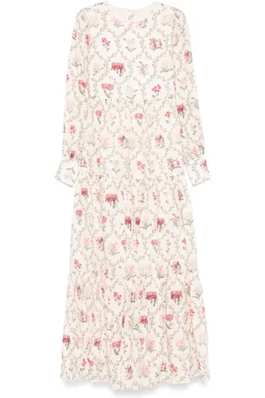 Agua by Agua Bendita Vestido largo Nuez Orquidea
