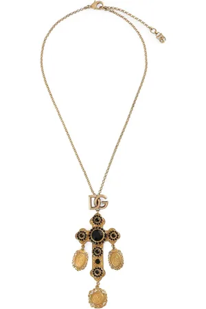 Dolce & Gabbana Collar Cross en oro amarillo de 18 ct con colgante