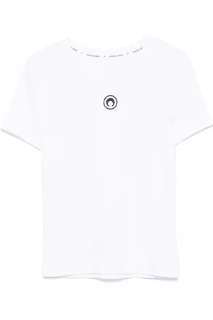 Marine Serre Camiseta con logo Moon