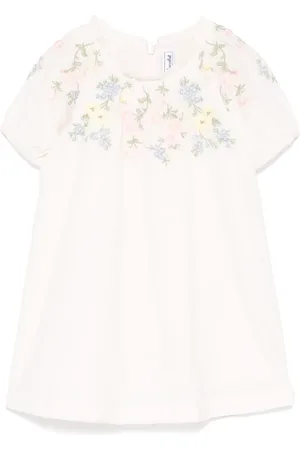 Tartine Et Chocolat Vestido con bordado floral