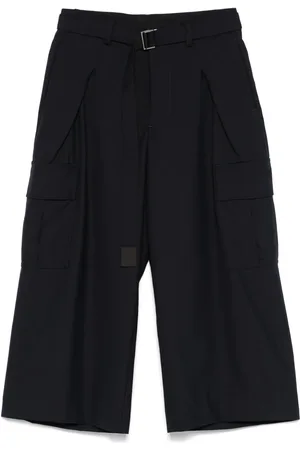 SACAI Pantalones cargo estilo capri