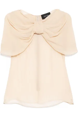Simone Rocha Top con detalle de lazo