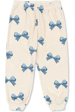 Konges Sløjd Pantalones con encaje estampado