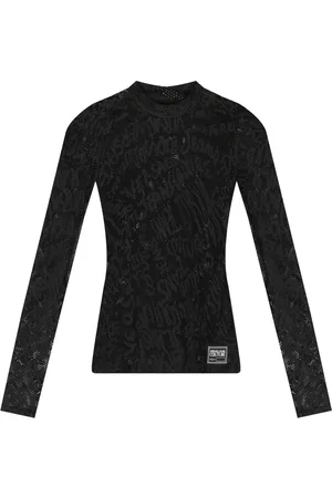 VERSACE Camiseta de manga larga con encaje