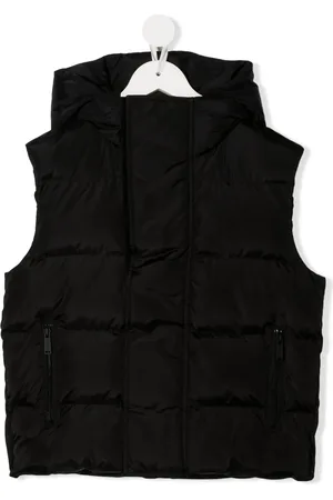 Dsquared2 Chaleco acolchado con capucha y logo