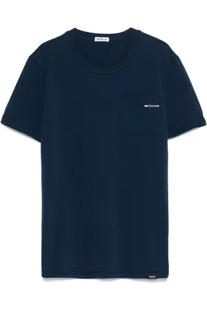 Kiton Camiseta con logo bordado