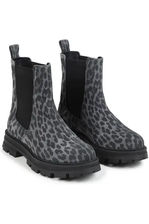 Zadig & Voltaire Botas chelsea con estampado de leopardo