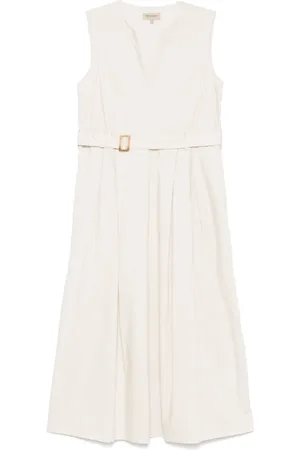 Woolrich Vestido midi con cinturón
