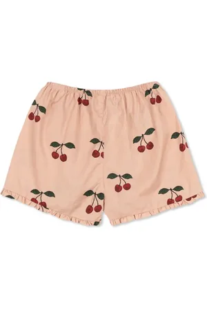 Konges Sløjd Pantalones cortos con cereza estampada