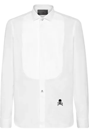Philipp Plein Camisa con logo bordado