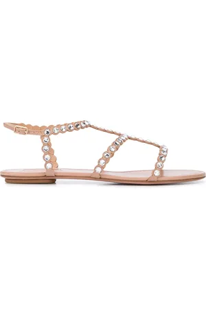 Aquazzura Sandalias Tequila con detalles de cristal