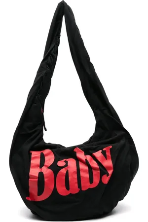 ERL Bolso de hombro con texto estampado