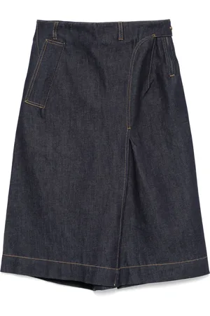 Victoria Beckham Falda midi vaquera