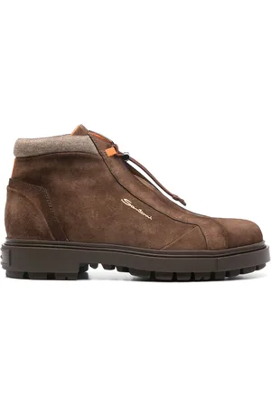 santoni Botas con tacón grueso