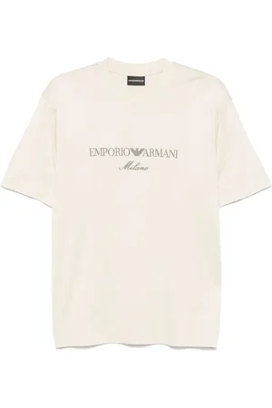 Emporio Armani Camiseta con logo bordado