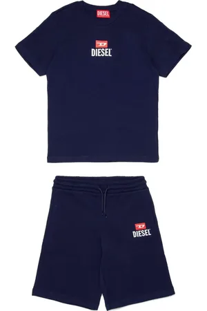 Diesel Set de bermudas y camiseta con logo