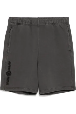 A Bathing Ape Bermudas con logo bordado