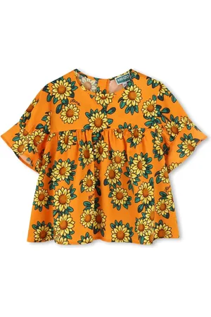 Kenzo Blusa con girasol estampado