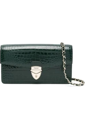 ASPINAL OF LONDON Bandolera Mayfair Clutch 2