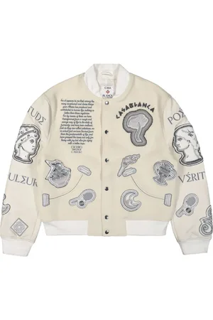 Casablanca Chaqueta bómber con diseño patchwork