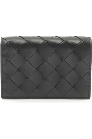 Bottega Veneta Tarjetero de tejido intrecciato 2020