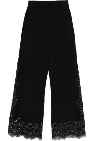 ERMANNO SCERVINO Pantalones con paneles de encaje
