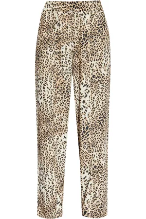 Gestuz Pantalones con estampado de leopardo