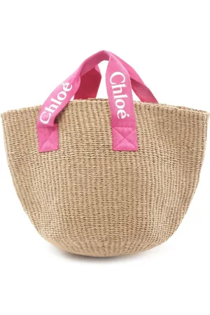 Chloé Bolso de mano de rafia de Chloé x Mifuko 2020