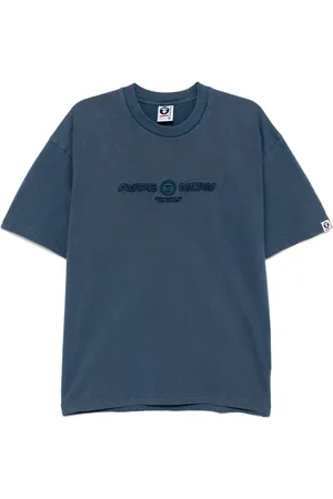 A Bathing Ape Camiseta con logo bordado