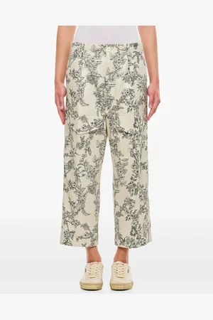 SETCHU Pantalones con estampado floral