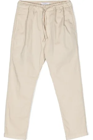 Paolo Pecora Pantalones chinos rectos con cordón
