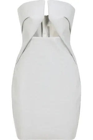 Rick Owens Vestido corto con abertura