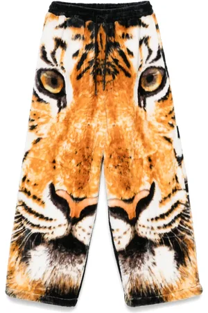 LU’U DAN Pantalones con tigre estampado