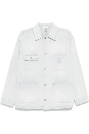 JOSHUA SANDERS Chaqueta vaquera con parche del logo