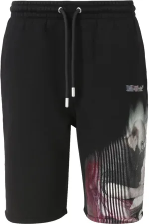OFF-WHITE Bermudas de algodón con pinzas