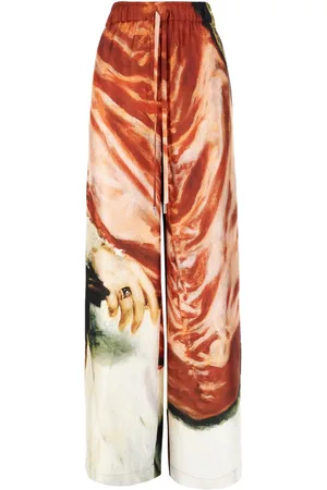 Alexander McQueen Pantalones estampados
