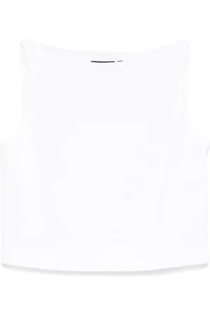 THEORY Top con cuello barco