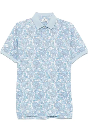 Etro Polo con motivo de cachemira