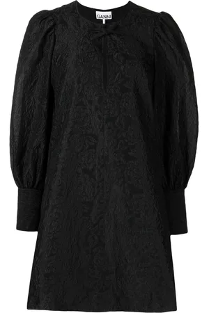 Ganni Vestido corto en jacquard