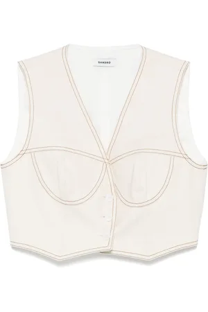 Sandro Camiseta de tirantes de algodón